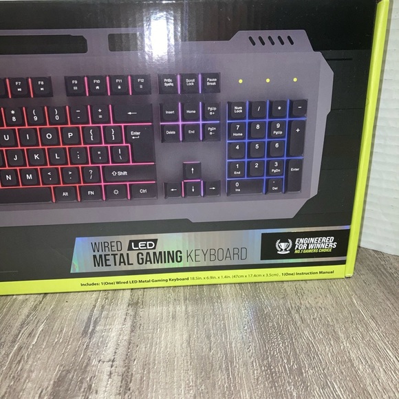 Titan LED Metal Gaming Keyboard - Picture 5 of 6